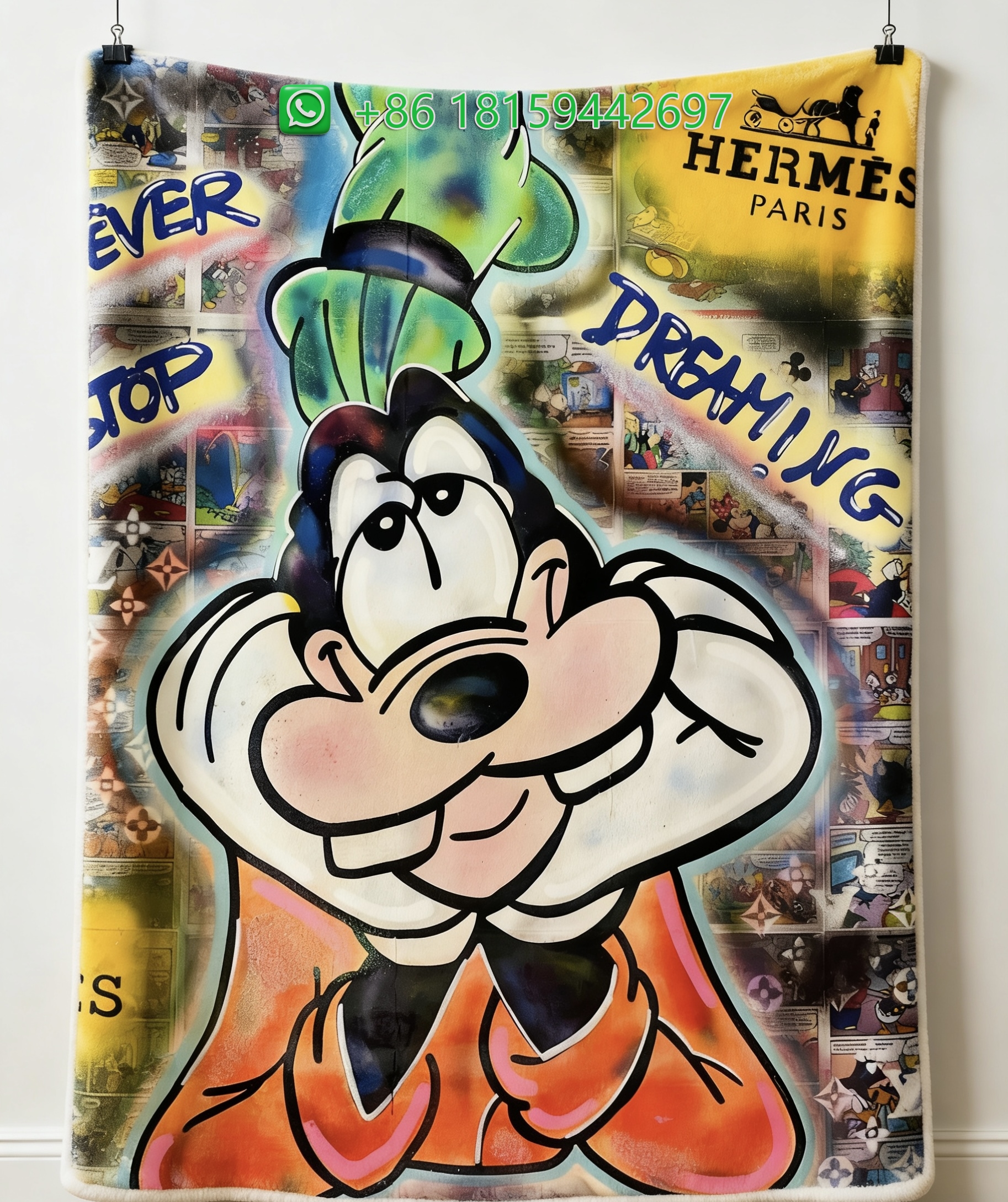 Hermes Throw Blankets